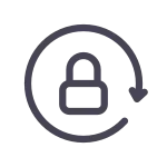 History Lock SVG Icon